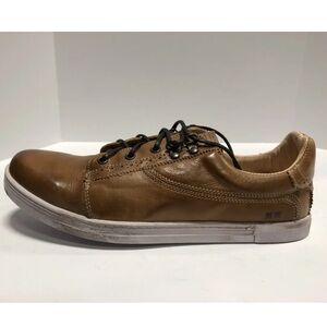 Bed Stu Men’s Land, Brown Leather Lace-Up Sneakers, Size 11 M
